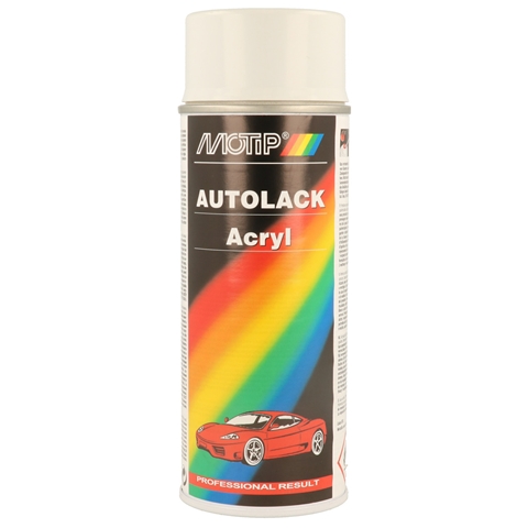 Spray vopsea retus auto MOTIP KOMPAKT AUTOLACK Acryl 45320, culoare alb-gri GL, 400 ml