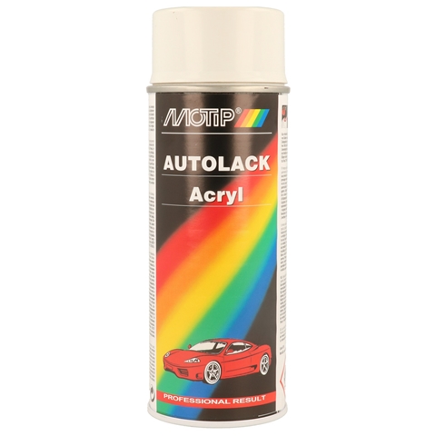 Spray vopsea retus auto MOTIP KOMPAKT AUTOLACK Acryl 45360, culoare alb-gri GL, 400 ml