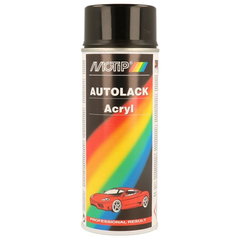 Spray vopsea retus auto MOTIP KOMPAKT AUTOLACK Acryl 46830, culoare negru, 400 ml