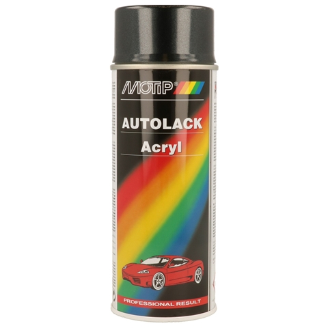 Spray vopsea retus auto MOTIP KOMPAKT AUTOLACK Acryl 51012, culoare gri metalizat, 400 ml