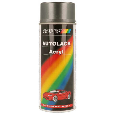 Spray vopsea retus auto MOTIP KOMPAKT AUTOLACK Acryl 51069, culoare gri metalizat, 400 ml