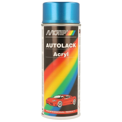 Spray vopsea retus auto MOTIP KOMPAKT AUTOLACK Acryl 53980, culoare albastru metalizat, 400 ml