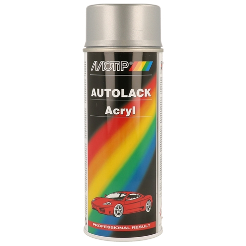 Spray vopsea retus auto MOTIP KOMPAKT AUTOLACK Acryl 55100, culoare gri metalizat, 400 ml