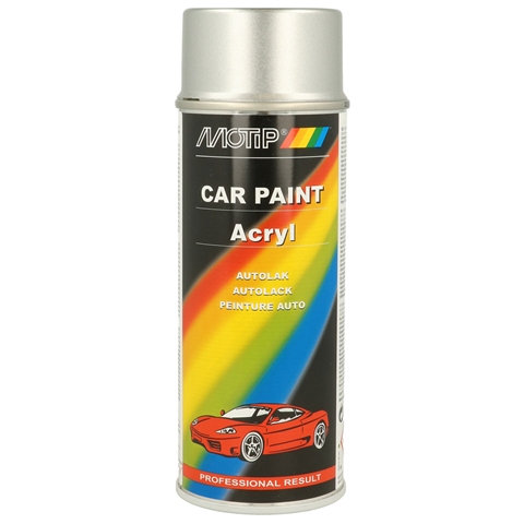 Spray vopsea retus auto MOTIP KOMPAKT CAR PAINT Acryl 55105, culoare argintiu metalizat, 400 ml