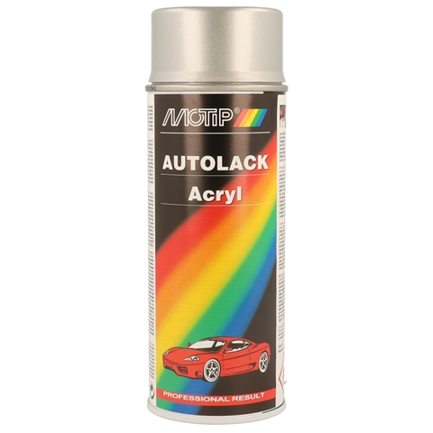 Spray vopsea retus auto MOTIP KOMPAKT AUTOLACK Acryl 55290, culoare argintiu metalizat, 400 ml
