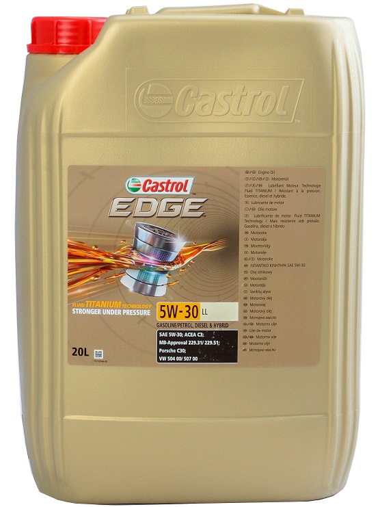 Ulei motor CASTROL Edge LL 5W30 15664C, volum 20 litri, sintetic