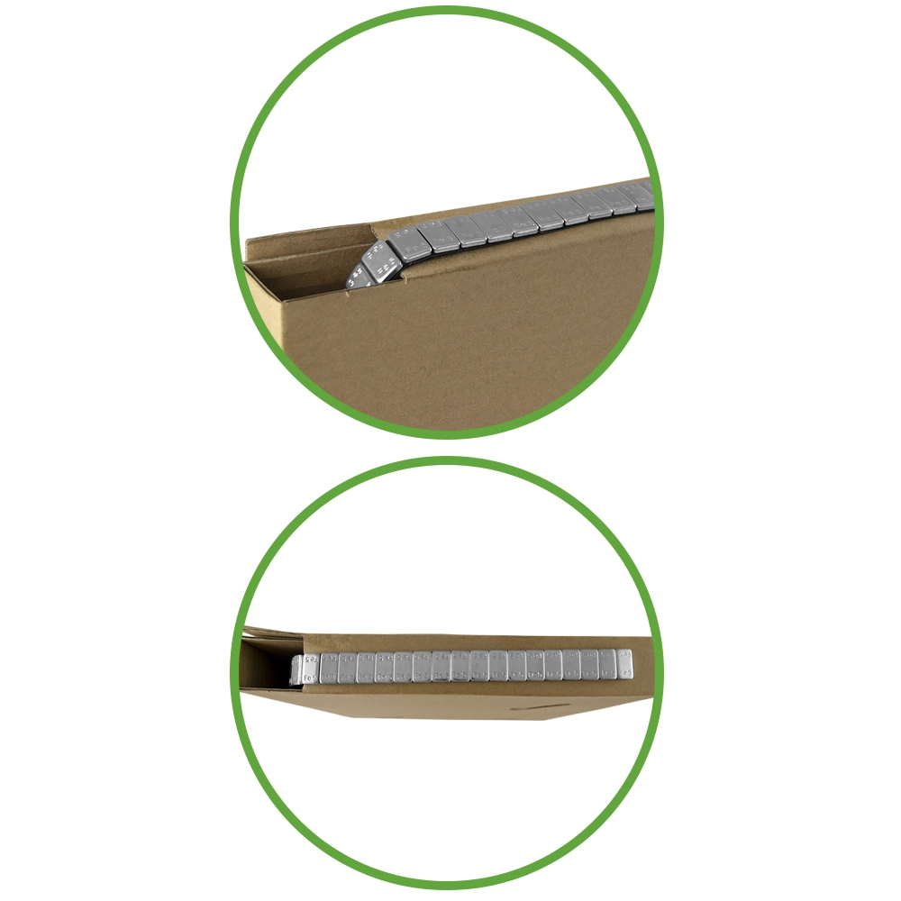 Set 1000 plumbi JBM 53256, greutate pastila 5 grame, din fier, autoadeziv