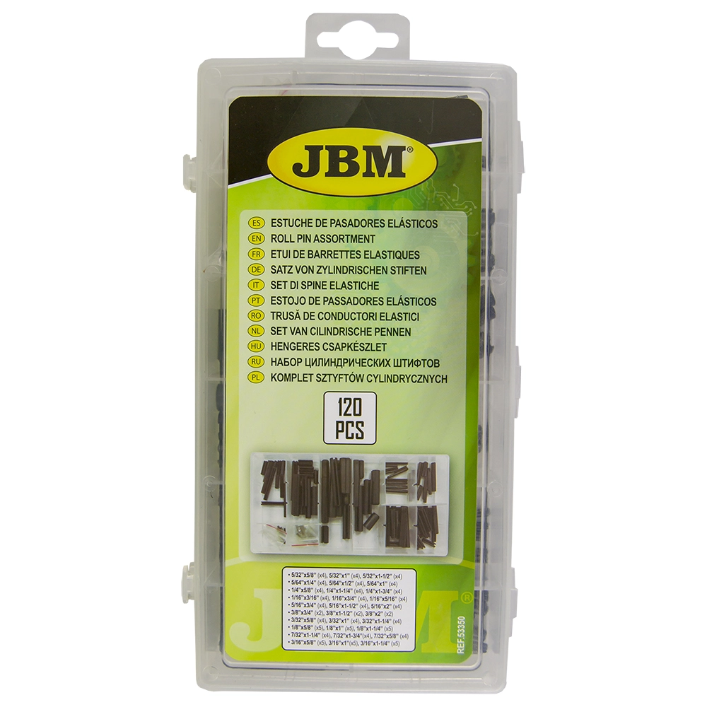 Trusa 120 conductori elastici JBM 53350, cutie plastic