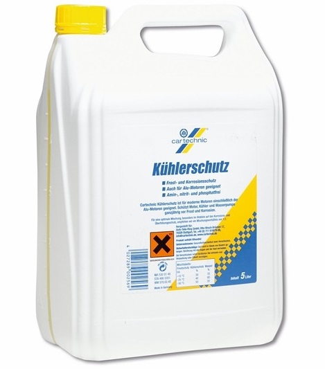 Antigel universal concentrat CARTECHNIC G11 4865351, galben, volum 5 litri