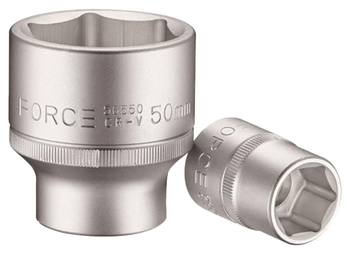 Cheie tubulara FORCE, prindere patrat 3/4 inch, profil hexagonal, deschidere cheie 38 mm, lungime 60 mm
