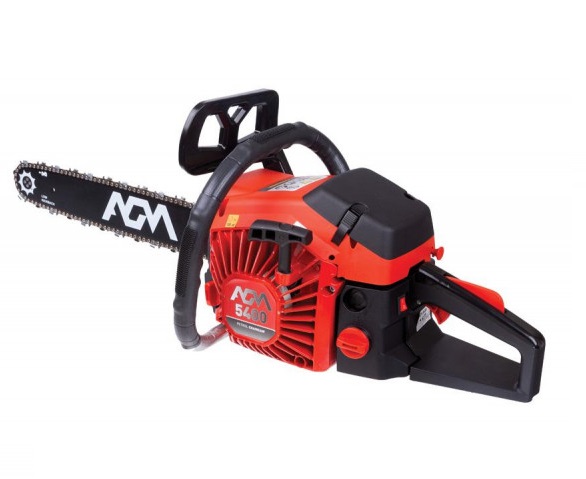 Drujba pe benzina VILLAGER AGM 5400 049172, motor 2T, 2.1 kW, 49.3 CC, sina 45 cm