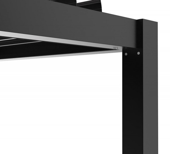 Pergola pentru gradina VILLAGER Green Bay 078504, 300 x 400 x 230 cm, structura aluminiu