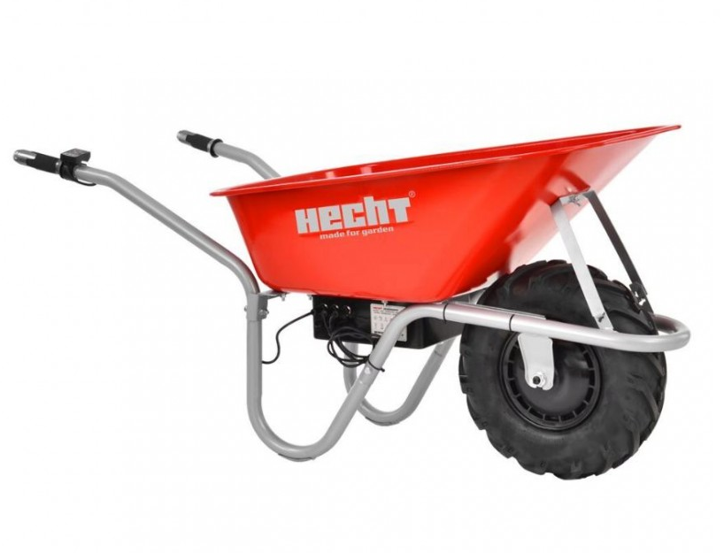 Roaba cu acumulator HECHT 2620, 500 W, capacitate transport 260 kg, volum cuva 80 litri, baterie plumb acid de 24 V, 12 Ah
