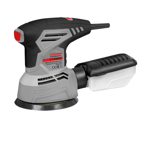 Slefuitor cu excentric CROWN CT13560V, 300 W, 12000-26000 rpm, diametru 125 mm, cu sac de praf