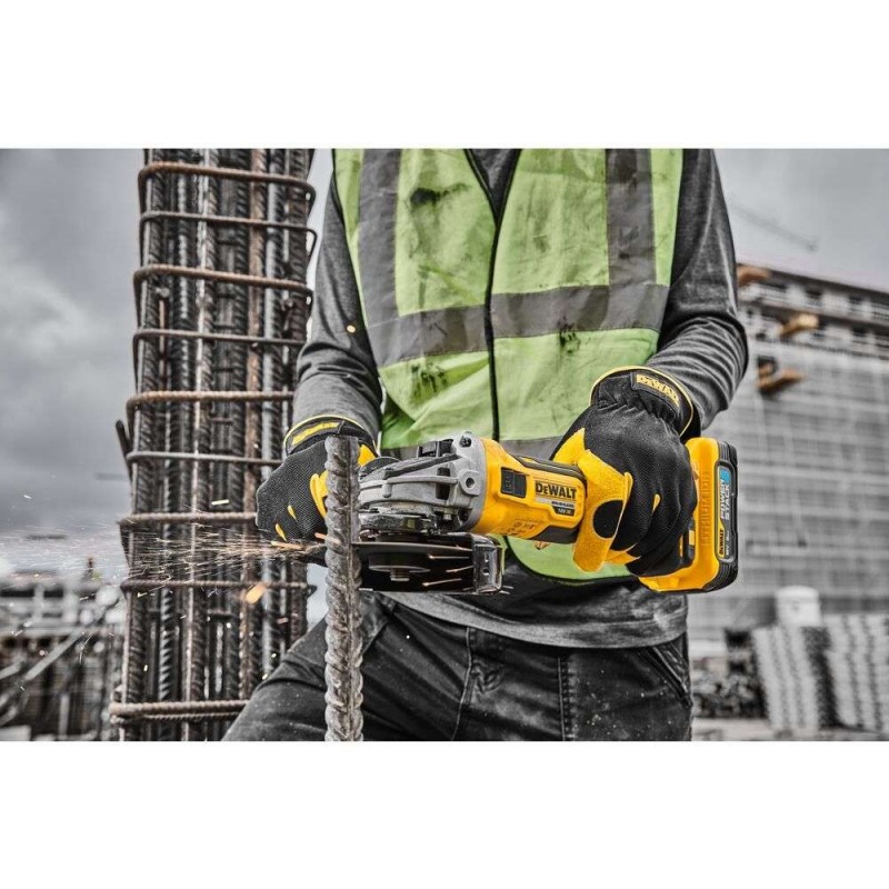 Polizor unghiular DEWALT Powerstack DCG405H2T, 125 mm, prindere M14, 2 x acumulatori Li-Ion 18V, 5.0Ah, cutie TSTAK