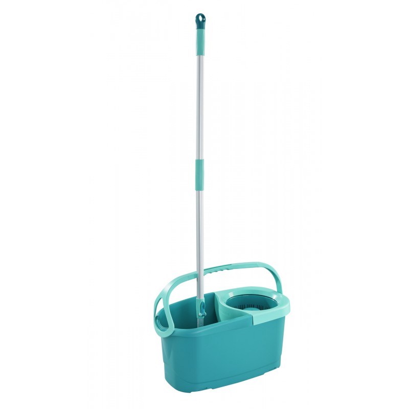 Set curatenie mop si galeata LEIFHEIT Rotation Disc Mop Ergo 55413, galeata 12 litri, sistem centrifugare