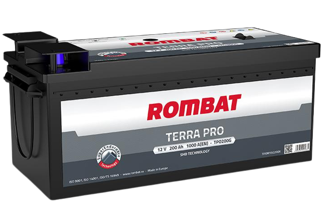 Baterie camion ROMBAT TERRA PRO 70059E3100, 200 Ah, 1000 A, 12 V, 514 x 218 x 219 mm