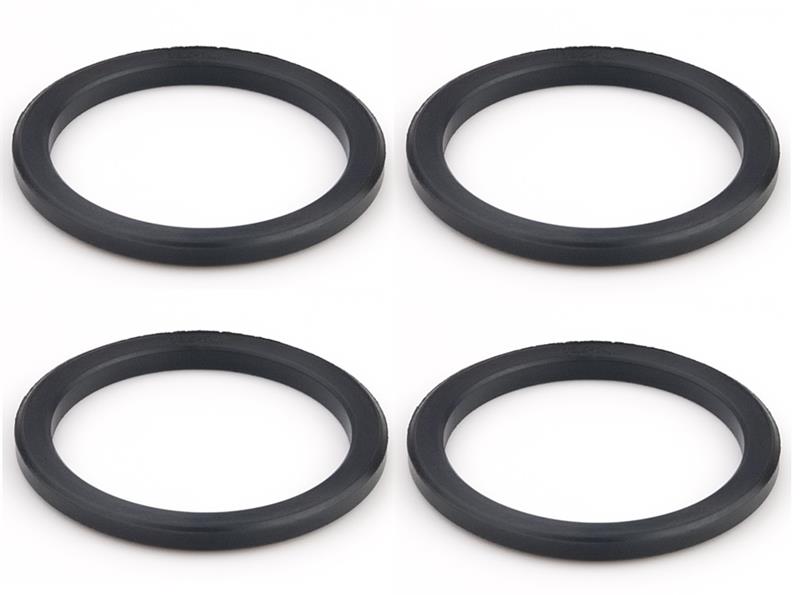 Set 4 inele centrare ALUTECHNIK, diametru gaura janta 79.5 mm, diametru butuc 64.1 mm, negru