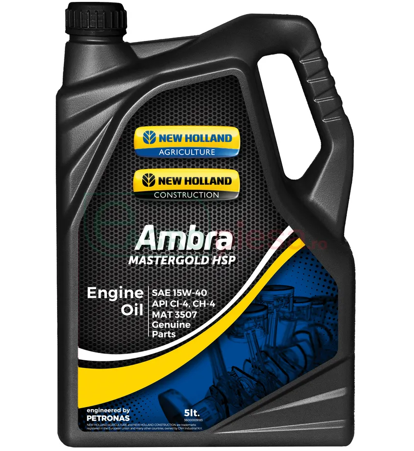 Ulei motor utilaje agricole AMBRA MASTERGOLD HSP 15W40 74514-5, volum 5 litri