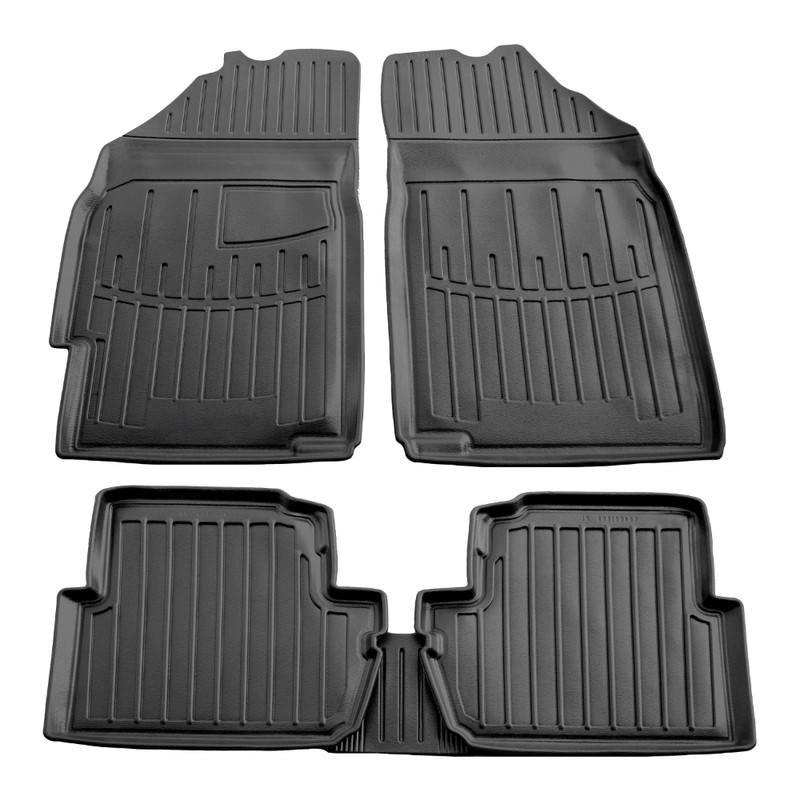 Set covorase auto din cauciuc UMBRELLA 109721, negru, pentru Chevrolet Spark, M300, 2009-2015