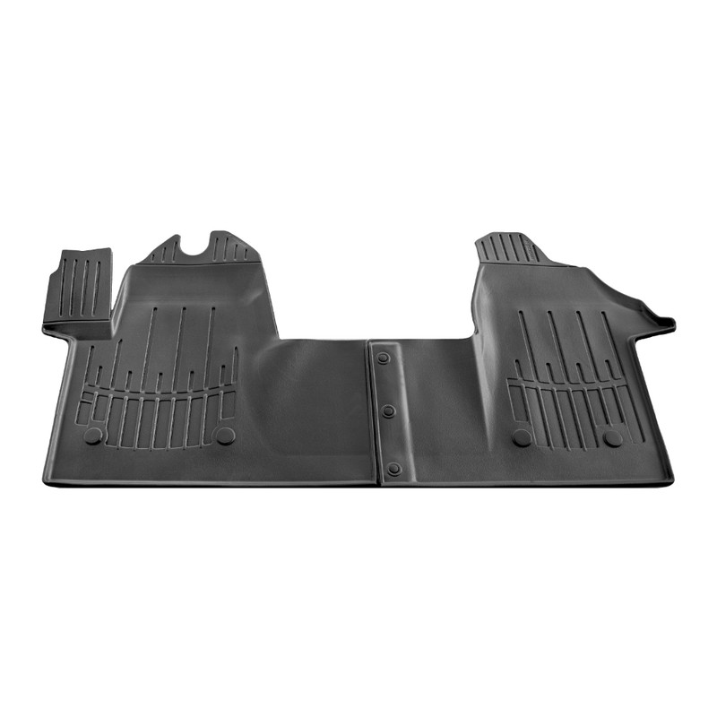Set covorase auto din cauciuc UMBRELLA 109736, negru, pentru Opel Movano B, 2010-