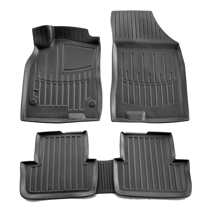 Set covorase auto din cauciuc UMBRELLA 109738, negru, pentru Renault Fluence, 2009-2015