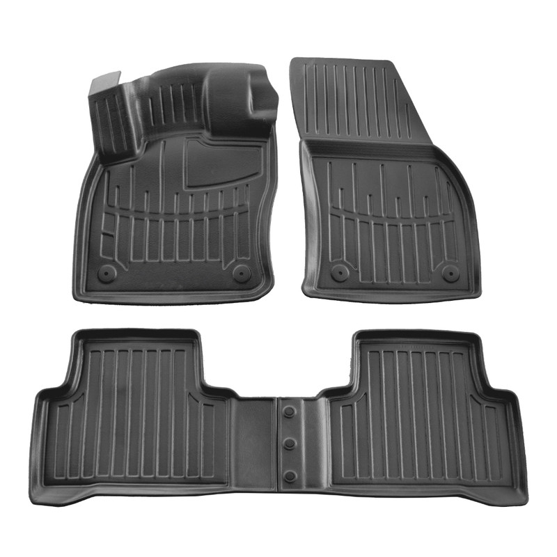 Set covorase auto din cauciuc UMBRELLA 109753, negru, pentru Volkswagen Touran II, 2015-