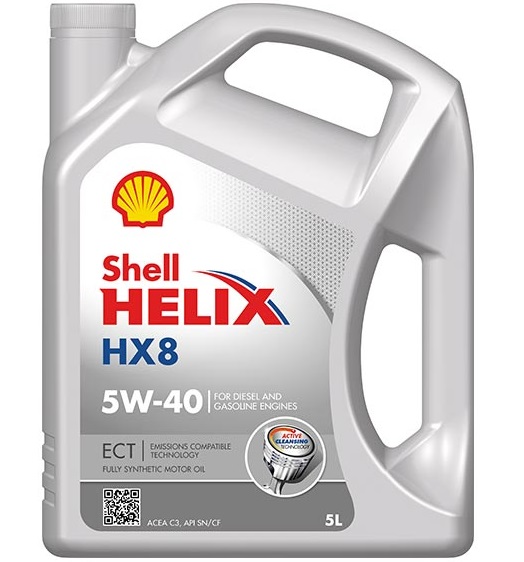 Ulei motor SHELL Helix HX8 ECT 5W40 C3+OEM 550046689, volum 5 litri, sintetic