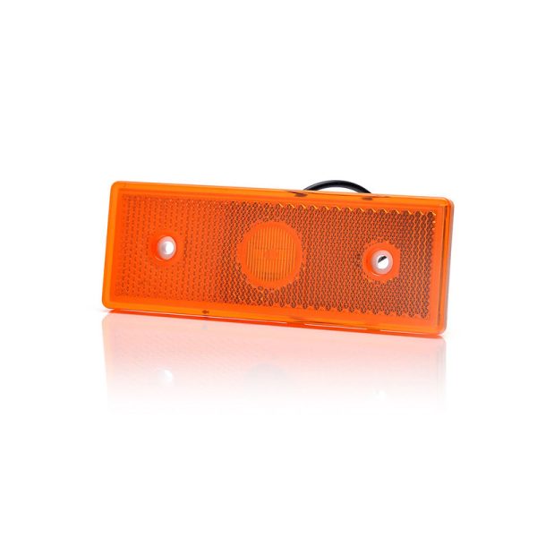 Lampa gabarit LED WAS 1412 W201 110603, 12V-24V, pozitie culoare portocaliu