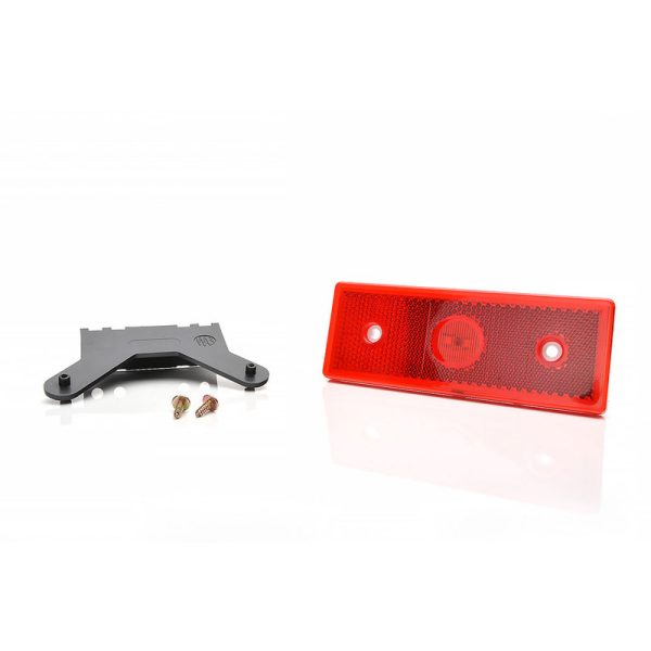 Lampa gabarit LED WAS 1413 W201 110604, 12V-24V, pozitie culoare rosu