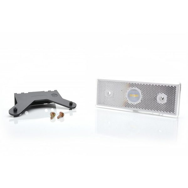 Lampa gabarit LED WAS 1414 W201 110606, 12V-24V, pozitie culoare alb