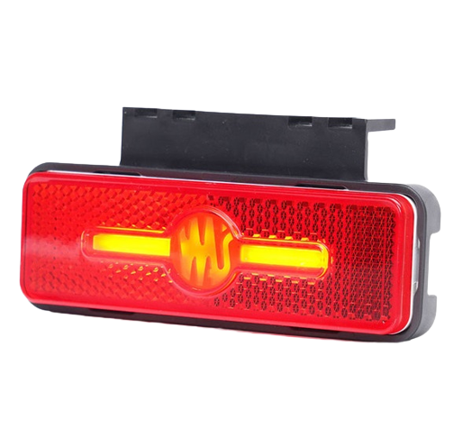 Lampa gabarit LED WAS 2034 W254 110608, 12V-24V, pozitie culoare rosu
