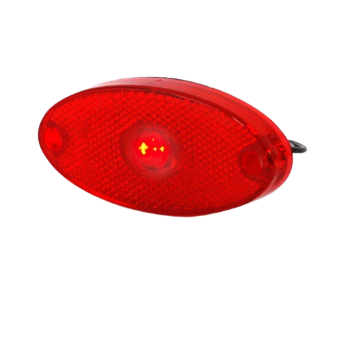 Lampa gabarit LED WAS 307p W64 110602, 12V-24V, pozitie culoare rosu