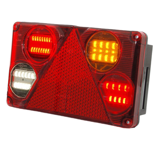 Lampa multifunctionala spate dreapta cu LED WAS 110613, 392 W70Dp, 12V-24V, semnalizare dinamica, 6 functii