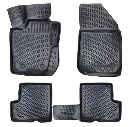 Set covorase auto din cauciuc UMBRELLA 110157, TPE, negru, pentru Dacia Duster 4X2, 2022-