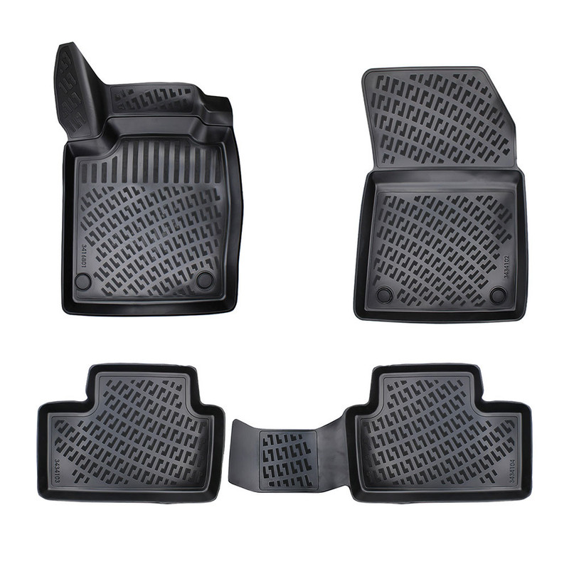 Set covorase auto din cauciuc UMBRELLA 110170, TPE, negru, pentru Nissan Juke II (F16), 2019-
