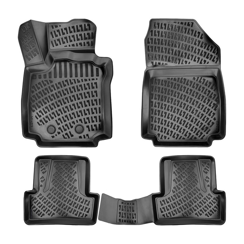 Set covorase auto din cauciuc UMBRELLA 110175, TPE, negru, pentru Renault Clio 3, 2005-2012