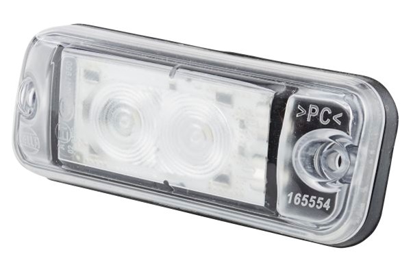 Lumina de pozitie HELLA 2PF 009 514-001, 40 x 100 mm, LED, 0.8 W, 24 V, transparent