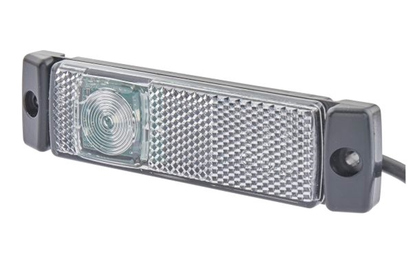 Lumina de pozitie HELLA 2PG 008 645-971, 32 x 130 mm, LED, 1 W, 24 V, lungime cablu 500 mm, transparent