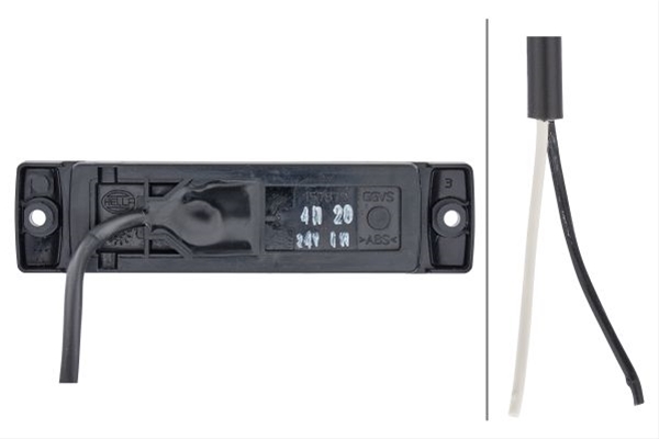 Lumina de pozitie HELLA 2PG 008 645-971, 32 x 130 mm, LED, 1 W, 24 V, lungime cablu 500 mm, transparent