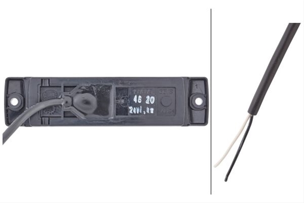 Lampa pentru semnalizare HELLA 2TM 008 645-951, LED, 1.2 W, 24V, 32 x 130 mm, lungime cablu 500 mm