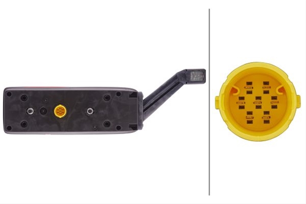 Lampa semnalizare spate stanga HELLA 2VP 340 934-211, P21W, 24V, 130 x 370 mm, fara becuri