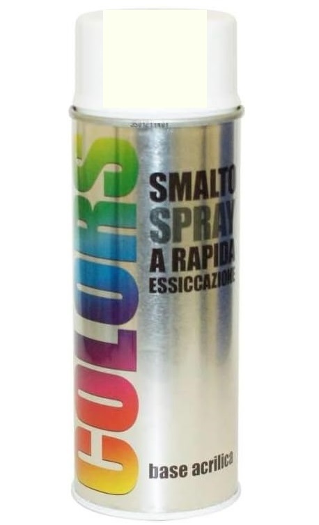 Spray vopsea retus auto COLORS 407399 RAL 9010 matt, culoare alb, 400 ml