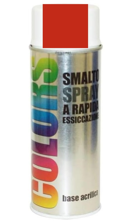 Spray vopsea retus auto COLORS 408716 RAL 2002 gloss, culoare rosu, 400 ml