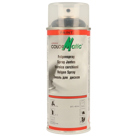 Spray vopsea pentru jante COLORMATIC Wheel Spray 190353, negru gloss, 400 ml