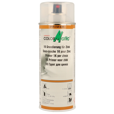 Spray grund zinc COLORMATIC 1K Primer Filler 190285, 400 ml
