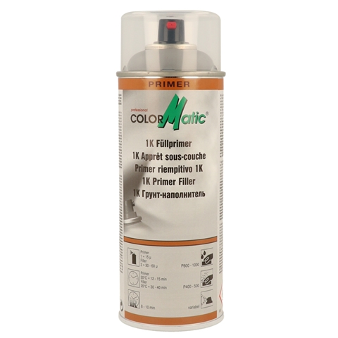 Spray grund COLORMATIC 1K Primer Filler Grey HG4 644719, gri, 400 ml