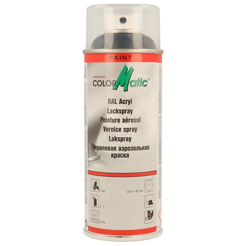 Spray vopsea auto COLORMATIC RAL 9005 Deep Black SGL 856648, negru, 400 ml