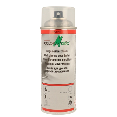 Spray vopsea jante COLORMATIC Wheel Spray SilverChrome 696879, crom-argintiu, 400 ml