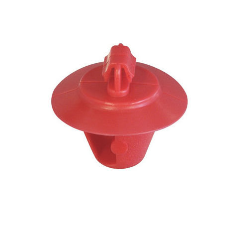 Set 6 clipsuri auto RESTAGRAF A10109, din plastic, rosu